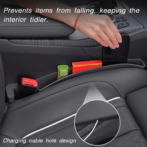 Car Seat Gap Filler 2 Pack, Universal Seat Gap Filler Organizer for Car, SUV,... - Picture 4 of 6