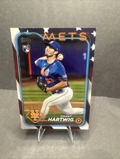 2024 Topps Series 1 - Grant Hartwig #130 Independence Day /76 (RC)