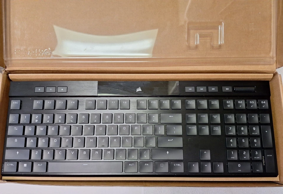 Corsair K100 AIR Wireless RGB Mechanische Gaming Tastatur - Ultra Dünn