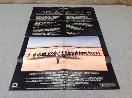 1992 Cabeza de Vaca Original Movie House Full Sheet Poster