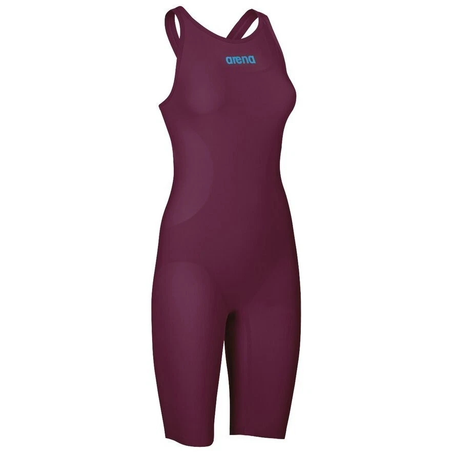 arena POWERSKIN R-EVO ONE Kneesuit Lady, FBSLOB SL, red wine-turquoise,Größe D30