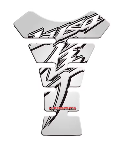Suzuki Hayabusa GSXR1300 Fuel Tank Pad Paint Protection Decal Silver & White