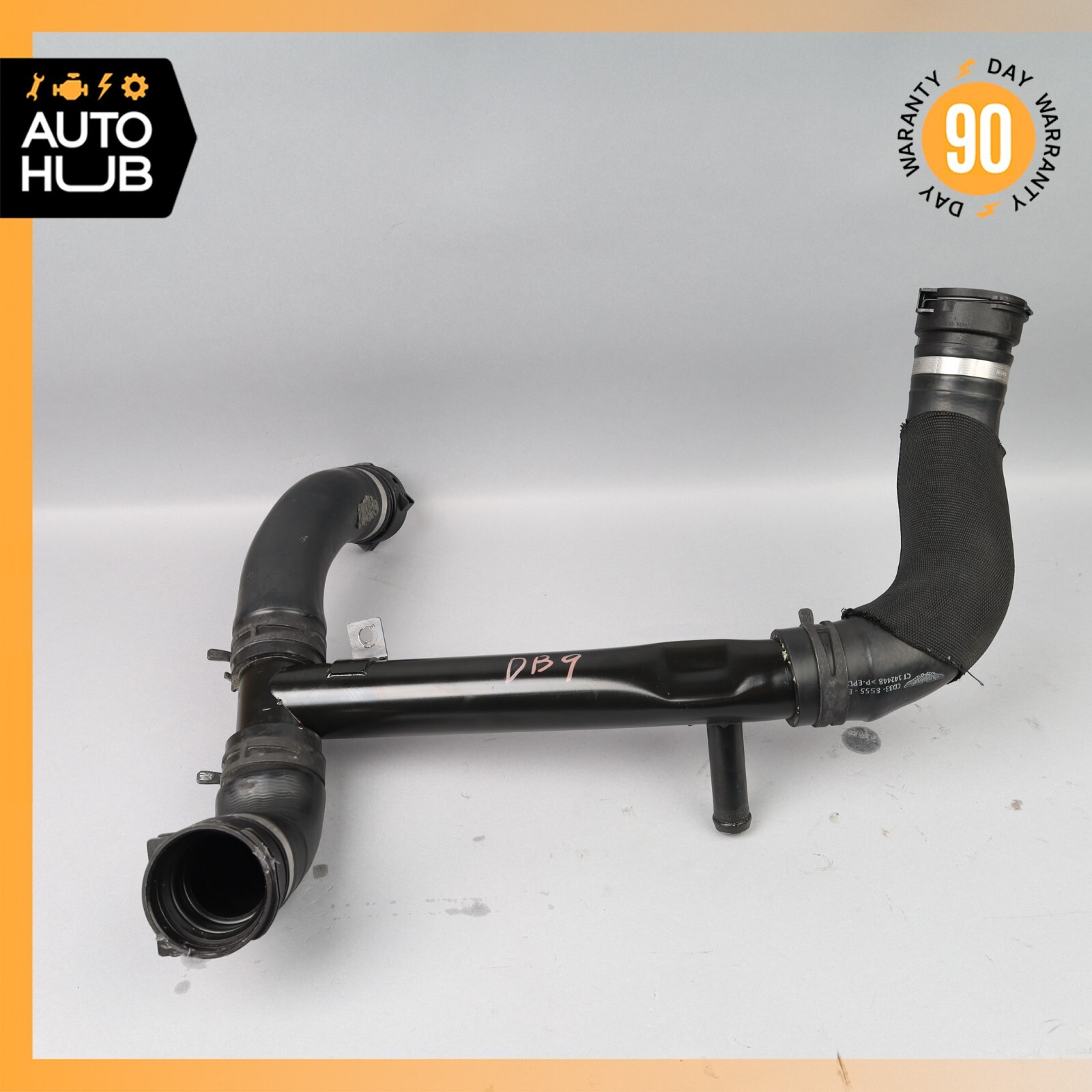 16-18 Aston Martin DB9 Vanquish 6.0L Engine Water Coolant Hose Pipe Line OEM 7k