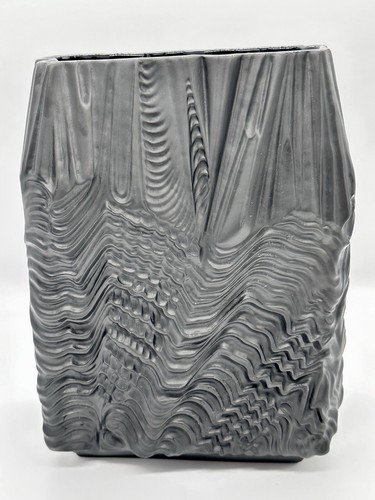 Rosenthal Vase schwarz Martin Freyer Porzellan Designer Home Design Dekoration