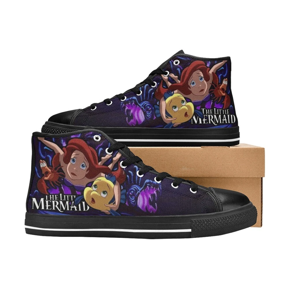 The Little Mermaid High Top Shoes Sneakers