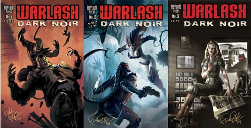 Warlash Set DUNKELSCHWARZ 1-3 Kaltmetall Chaos & Bioburden #1 signiert Frankfurt - Bild 3 von 17