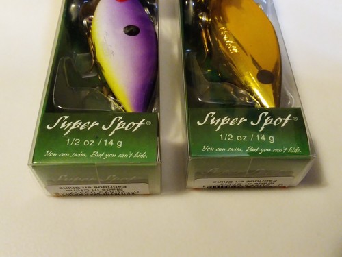 2x Cotton cordell super spot lure sea trout pike bass salmon lures fishing plug - Picture 9 of 12