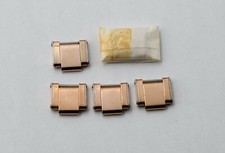Genuine Rolex Rose Gold Plated Link 12mm Riveted Part Brand New Unused