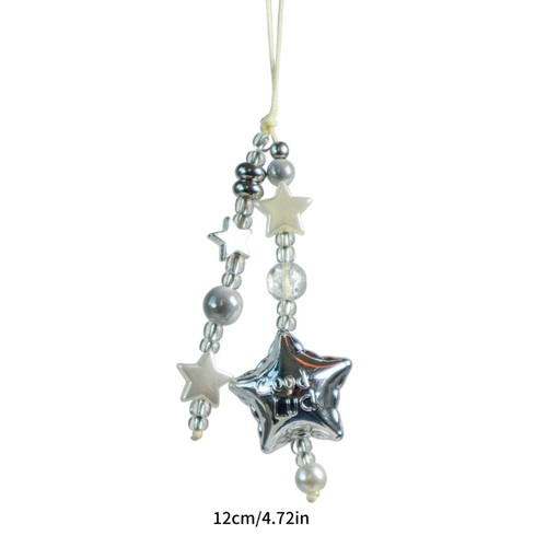 Fashion Star Pendant Keyring Fashion Y2K Keychain Phone Charm Car Bag Decoration - Zdjęcie 8 z 8