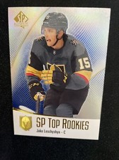21-22 SP Authentic Hockey Blue Parallel Top Rookies TR-28 Jake Leschyshyn