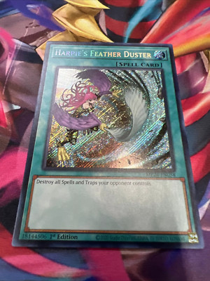 Mp24-en058 Harpie s Feather Duster Misprint Secret Rare NM Yugioh 