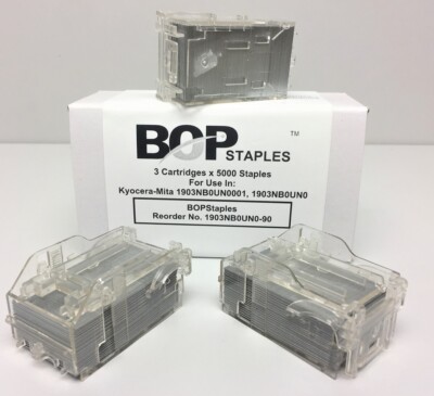 Genuine Kyocera Staple Cartridge Refill - Models: 1903NB0UN0, 1903NBOUNO, SH12, SH-12, MJB178