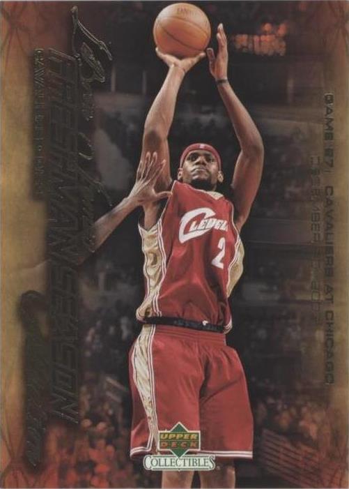 2003-04 Upper Deck LeBron James Freshman Season Collection - LeBron James #28 - 1 of 2
