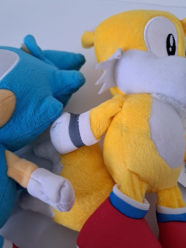 Sonic The Hedgehog Plush 8" Sonic And Tails - Picture 7 of 7