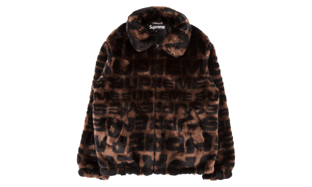 Supreme faux fur repeater bomber M 平野紫耀着-