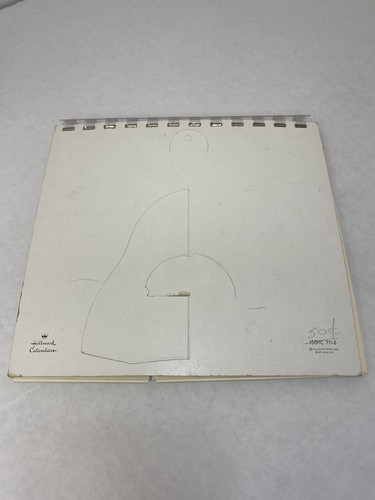 Vintage 1971 Hallmark Special Friends Postkarte Kalender Personen 1 vermisst - Bild 7 von 7