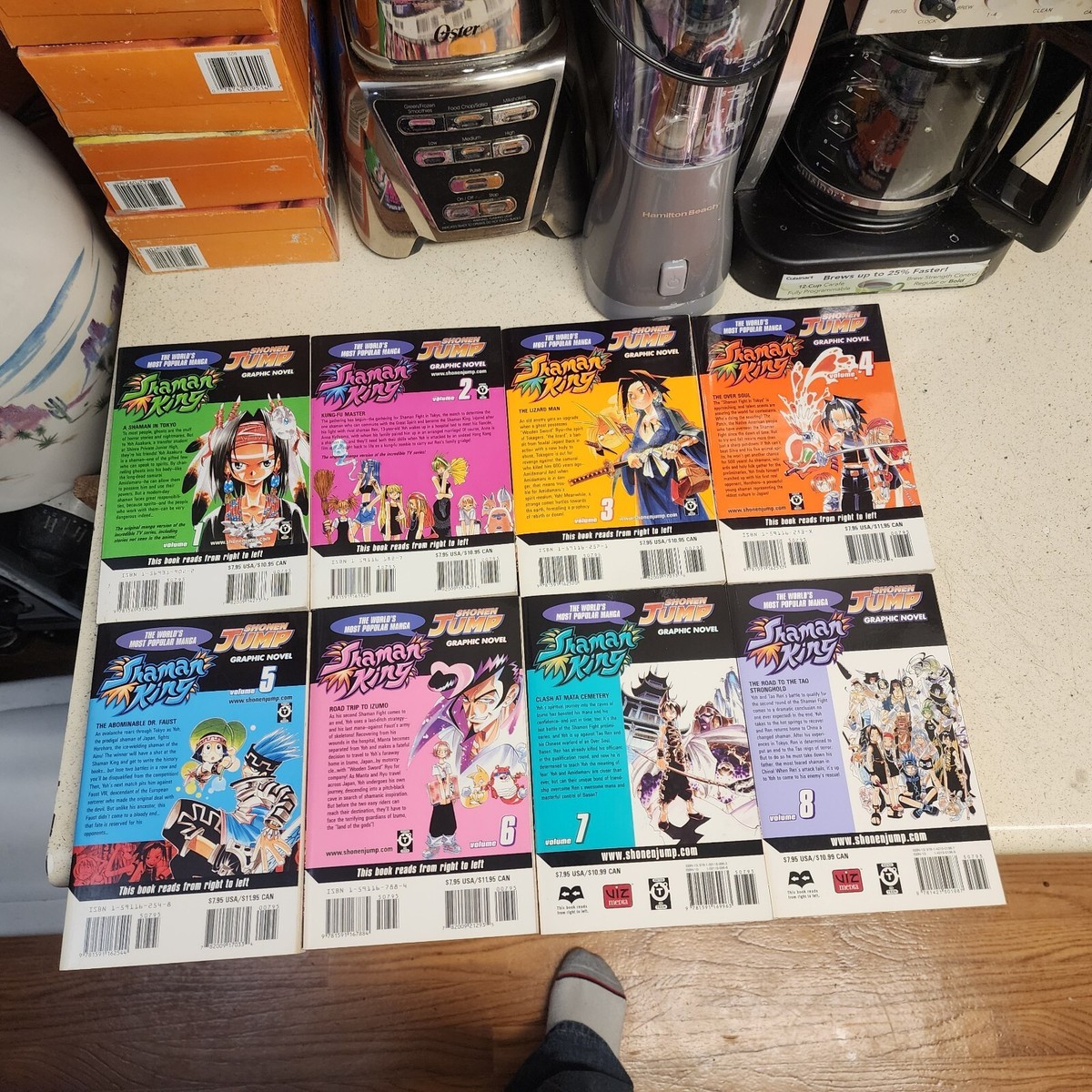 Shaman King Manga English Volumes 1-14 Viz Media Htf Oop 1st