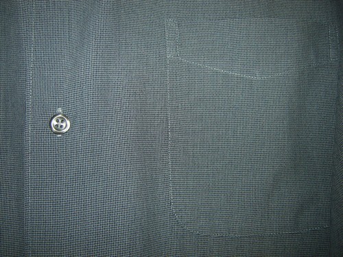 DOCKERS MEN'S GRAY DRESS SHIRT SIZE 16-16 1/2 32/33 LARGE - Picture 4 of 6