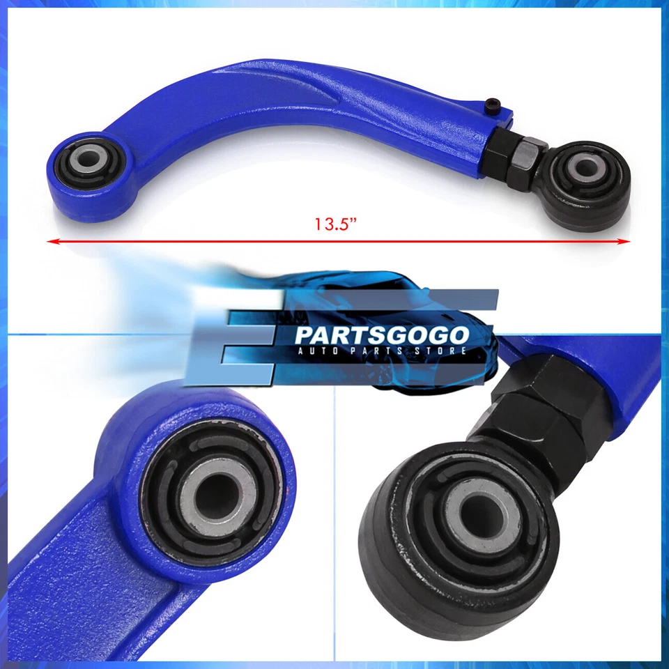 For 04-13 Mazda 3 / 06-17 Mazda 5 2PC Adjustable Rear Adjustable Camber Kit Blue Foto 2 de 3