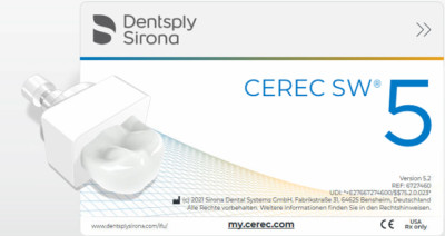 Dentsply Sirona CEREC Software Upgrade 5.3   USB-Dongle für Omnicam / Primescan