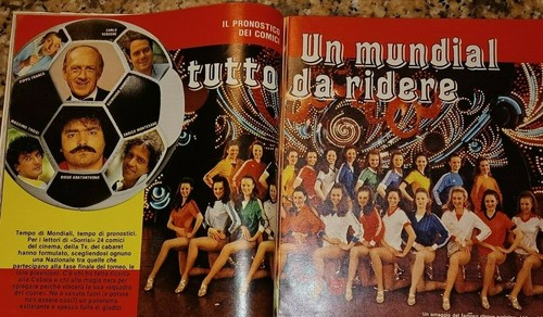 Tv sorrisi e canzoni N.24 Pippo Baudo-Mike Bongiorno-Tortora+inserto MUNDIAL 82 - Photo 2 sur 5