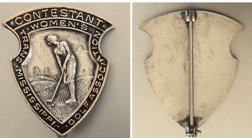 Vintage Golf Contestant's Medal: Trans Mississippi Golf Association - Picture 2 of 2