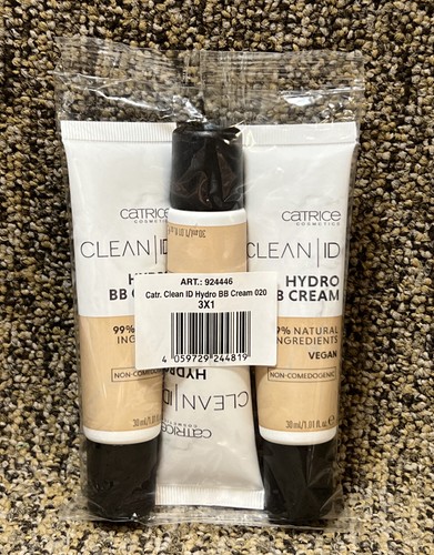 x3 Catrice Clean ID Hydro BB Cream 020 Medium 1 Oz/each - Picture 1 of 4