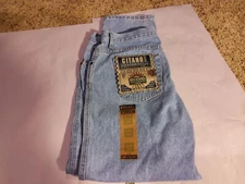 NEW VINTAGE Gitano Jeans Womens Size 16 Short, Denim, Faded, NEW W/TAG