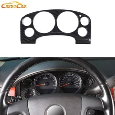 Carbon Fiber ABS Dashboard Cover Trim For Chevy Suburban SIERRA Silverado 07-13