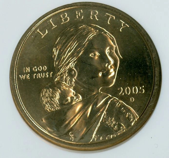 2005 D SACAGAWEA DOLLAR NGC MS66 MAC PL BUSINESS STRIKE.  - Image 2 of 4