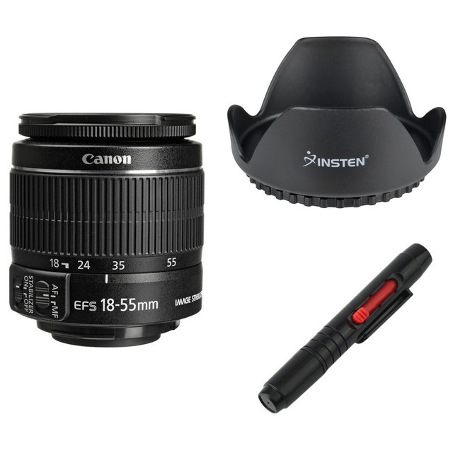 NEW Canon EFS 1855mm IS II Autofocus Zoon Lens with Lens Hood EW60C