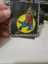 Vintage 1978 Marvel Comics Spider-Man Wallet Made in Hong Kong In Black