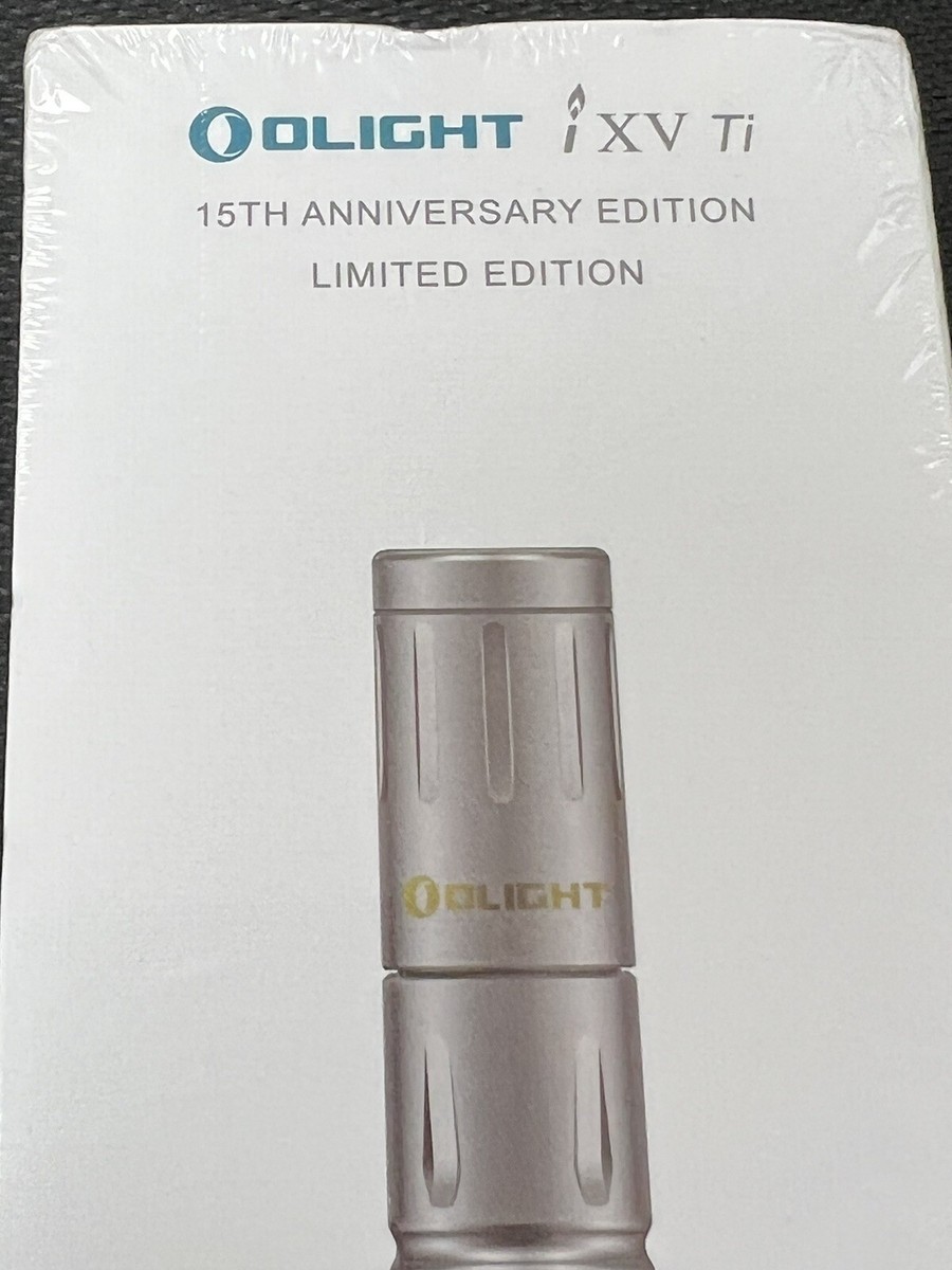 Olight iXV Ti 15th Anniversary Keychian LED Flashlight