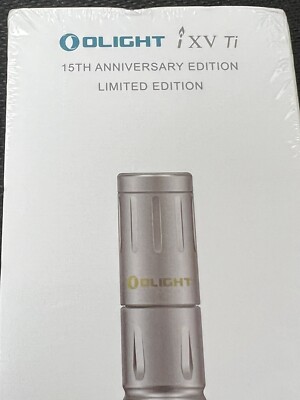 Olight iXV Ti 15th Anniversary Keychian LED Flashlight