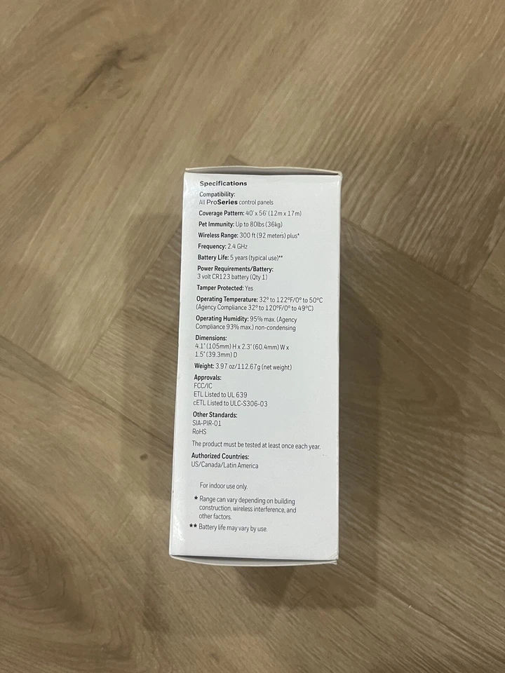 Brand New Honeywell PROSIXPIR ProSeries SiX 2-Way Wireless Motion, 40' x 56' - Image 4 of 4