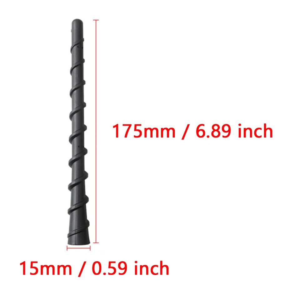 Antena de techo de coche corta espiral de 7" antena aérea AM/FM mástil de radio para SCION xB 2008-2015 Foto 3 de 4