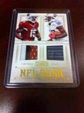 FLOYD KENDALL WRIGHT 2012 NATIONAL TREASURES DUAL LAUNDRY TAG JERSEY ROOKIE /49!
