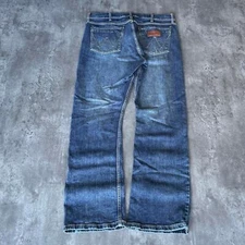 Vintage Y2K Wrangler Retro Boot Cut Essential Blue Denim Jeans