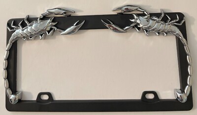 Scorpion License Plate Frame Scorpions Lancia Montecarlo