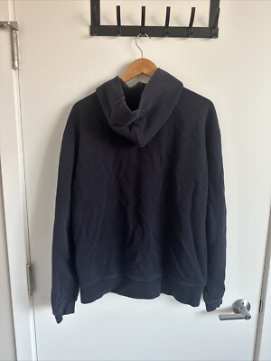 John Elliott Navy Mercer Half Zip Hoodie Men