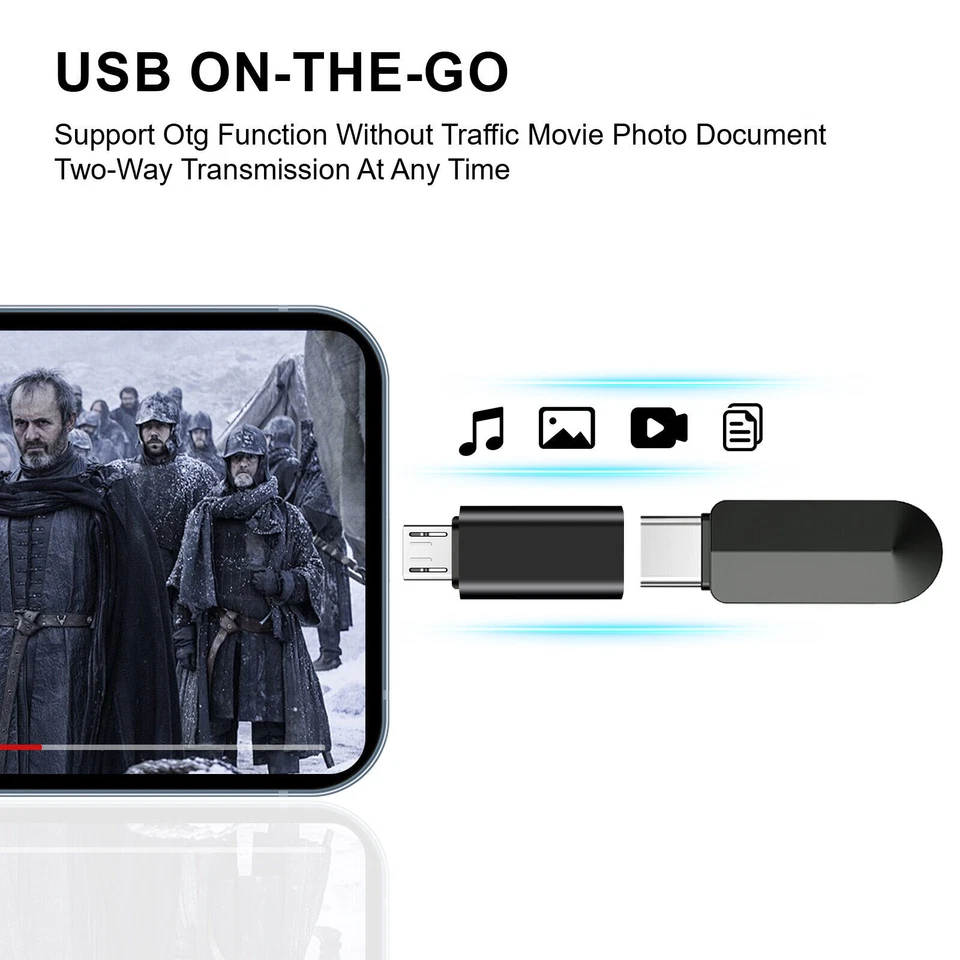 USB Type C Female to Micro USB Male Converter Adapter Micro Converter Adapter - Image 4 of 4