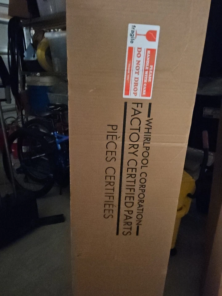 Whirlpool Mod# WRS588FIHZ06 STAINLESS STEEL FREEZER DOOR NEW IN THE BOX - Image 3 of 4