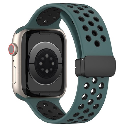 Für Apple Watch Ultra 49mm 8 SE 7 6 5 Magnet Silikon Band iWatch Sportarmband - Bild 8 von 27