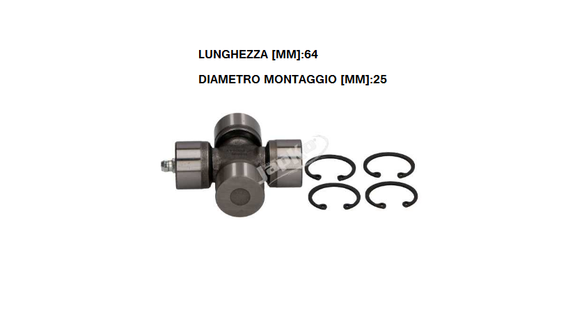 YY CROCIERA ALBERO TRASMISSIONE MITSUBISHI L 200 - PAJERO - SPACE WAGON 66500