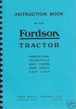 Fordson "Model N" Tractor Operator Instruction Book Manual