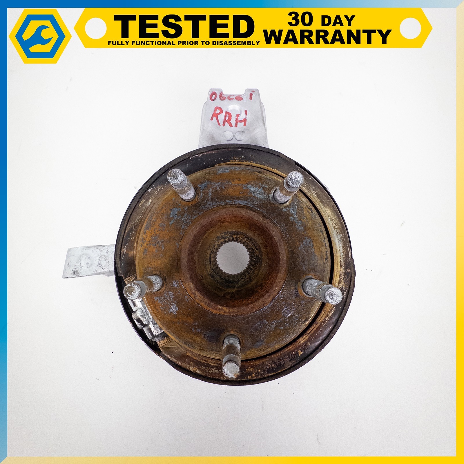 05-13 CHEVROLET CORVETTE C6 XLR REAR RIGHT PASSENGER SIDE SPINDLE KNUCKLE HUB OE