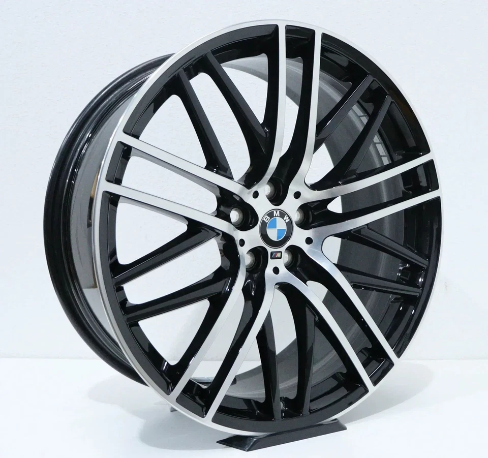 Cerchio singolo originale BMW Serie 7 G11 G12 21 pollici cerchio M650 6867341 asse anteriore K314 - Immagine 3 di 4