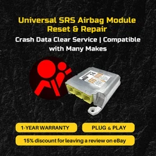 SRS Air bag Module Reset & Repair for Many Makes - Crash Data Clear Service SRS