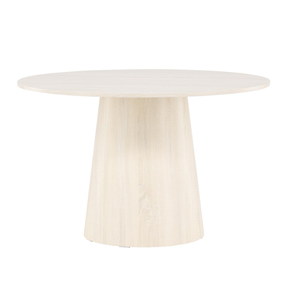 Table Ronde Lanzo 120cm Style Scandinave pour Repas de Famille Chaleureux