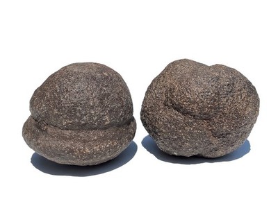 Moqui Marbles Paar - Natursteine der Hopi Indianer Utah USA | Sammlerunikat | 16